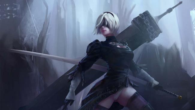 Synthesis of the most beautiful Nier Automata Wallpaper