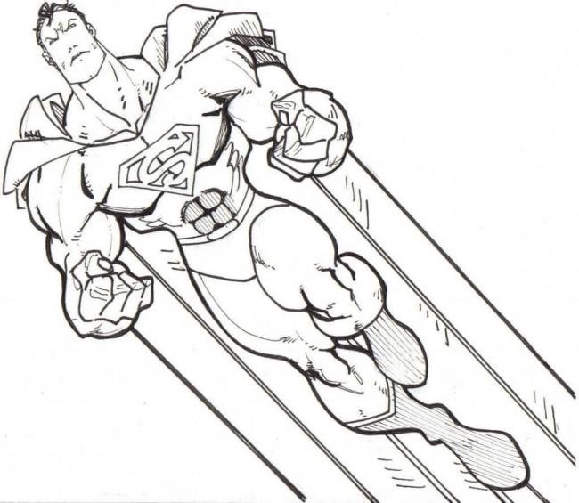 Collection of beautiful superhero coloring pictures