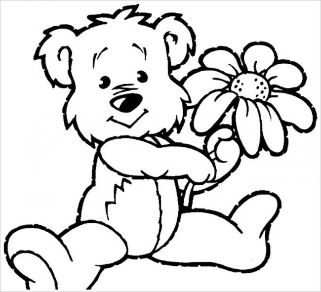 Collection des meilleures images à colorier pour le bébé ours