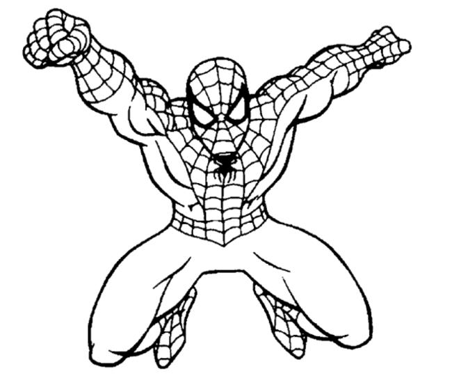 Collection of beautiful superhero coloring pictures