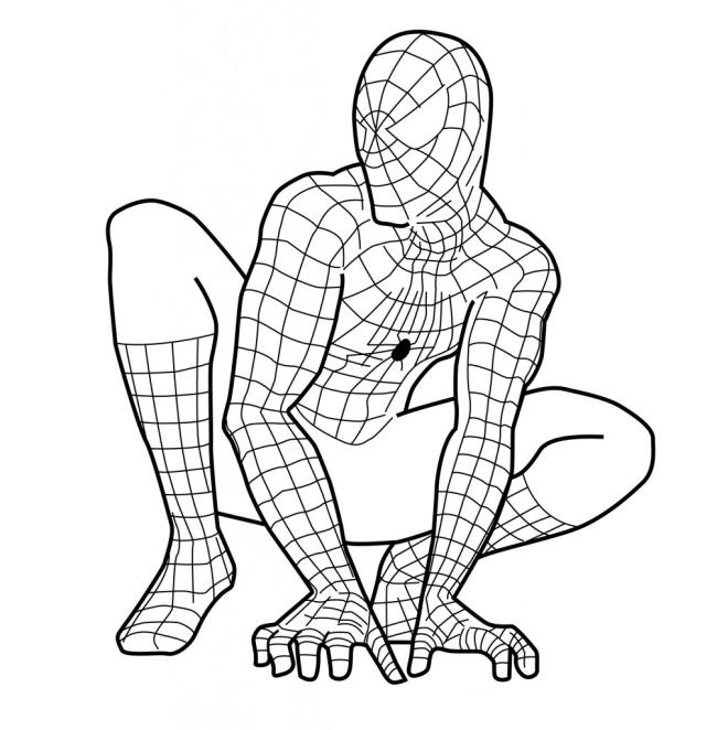 Collection of beautiful superhero coloring pictures