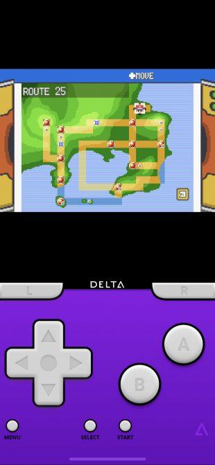 Pokemon in Delta-simulator