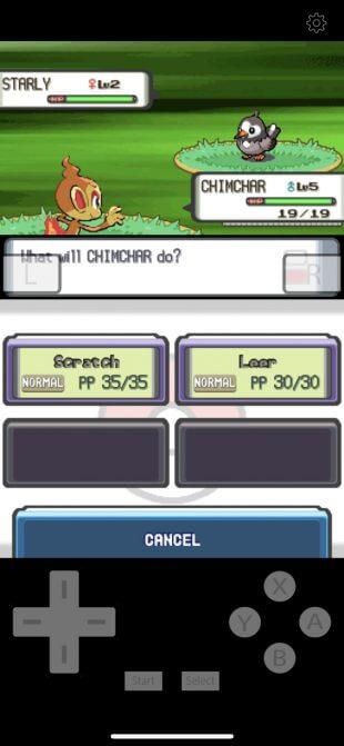 Mainkan Pokemon dengan emulator iNDS