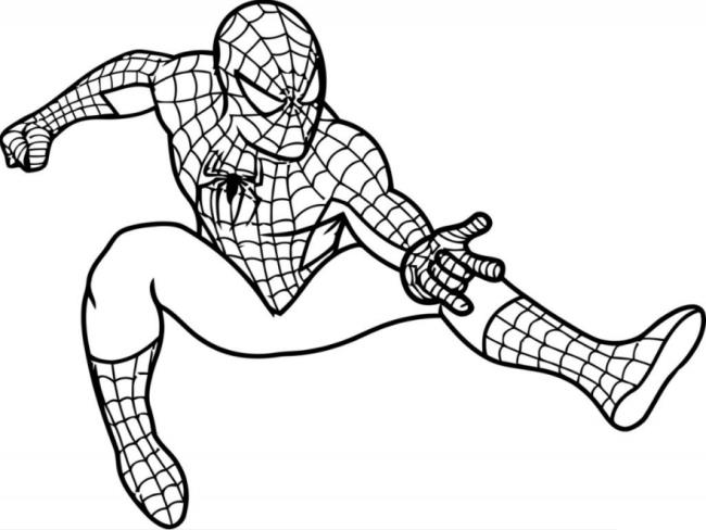 Collection of beautiful superhero coloring pictures