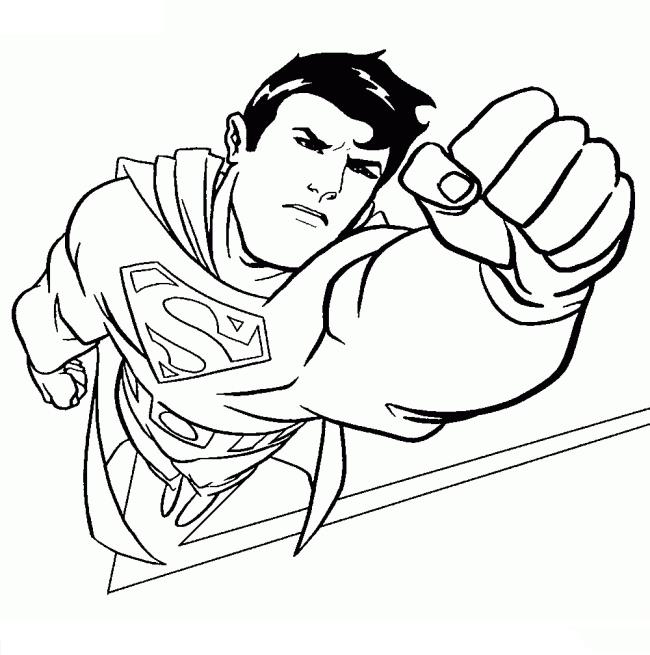 Collection of beautiful superhero coloring pictures