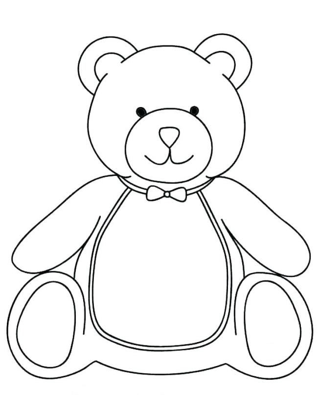 Coleção das melhores imagens para colorir para o bebê urso
