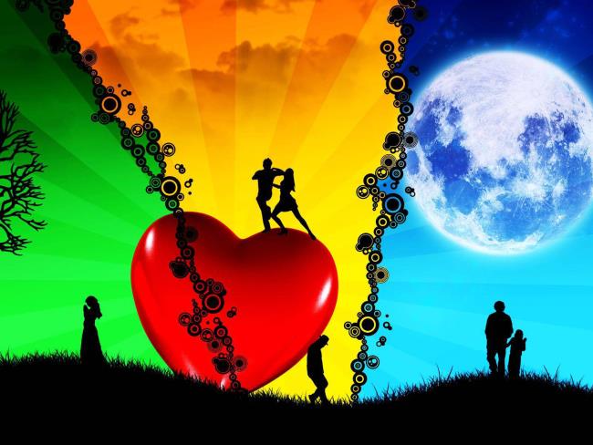 Top beautiful and most romantic 3D love wallpaper