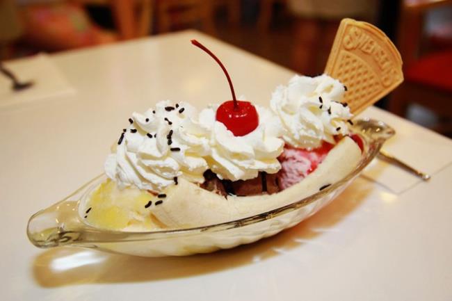 Image récapitulative look de crème glacée attrayant à manger immédiatement