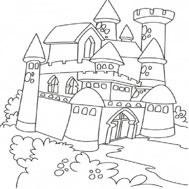 Raccolta delle più belle immagini da colorare del castello per bambini
