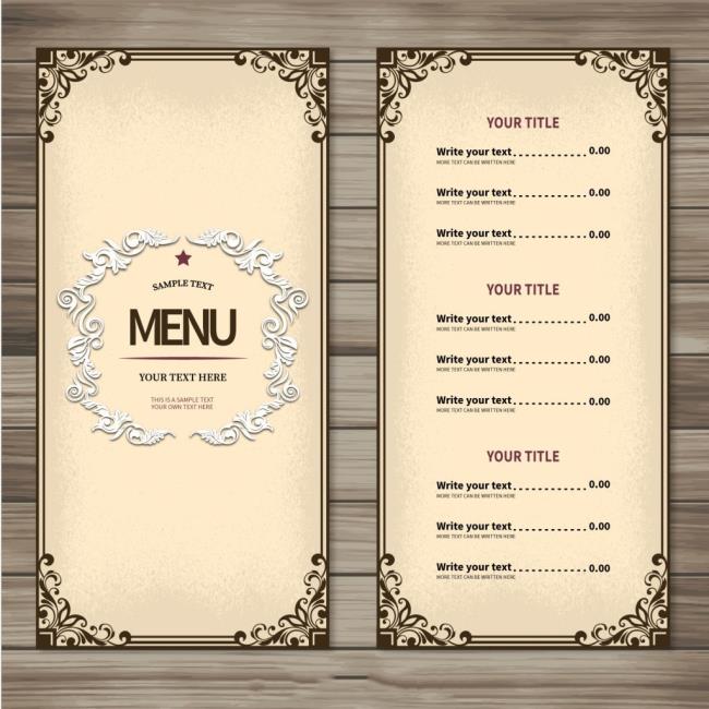 Koleksi template menu yang indah dengan banyak tema