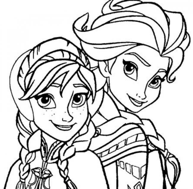 Collection of the most beautiful princess coloring pictures for kids