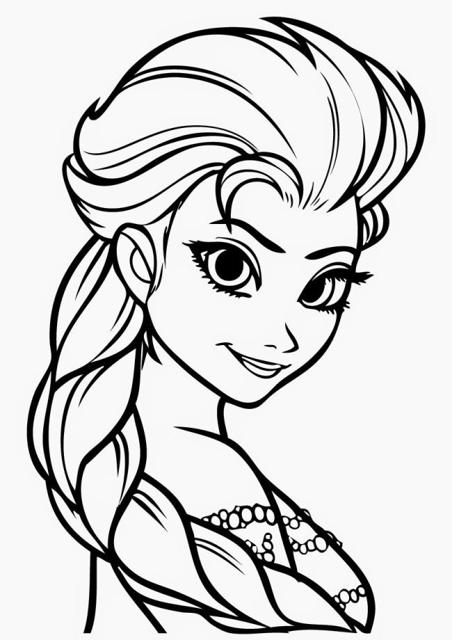 Collection of the most beautiful princess coloring pictures for kids