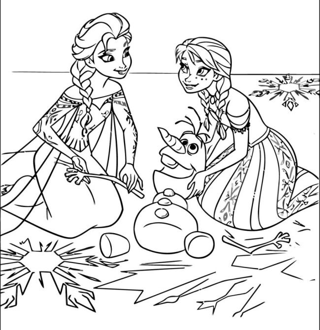 Collection of the most beautiful princess coloring pictures for kids