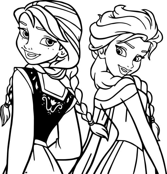 Collection of the most beautiful princess coloring pictures for kids