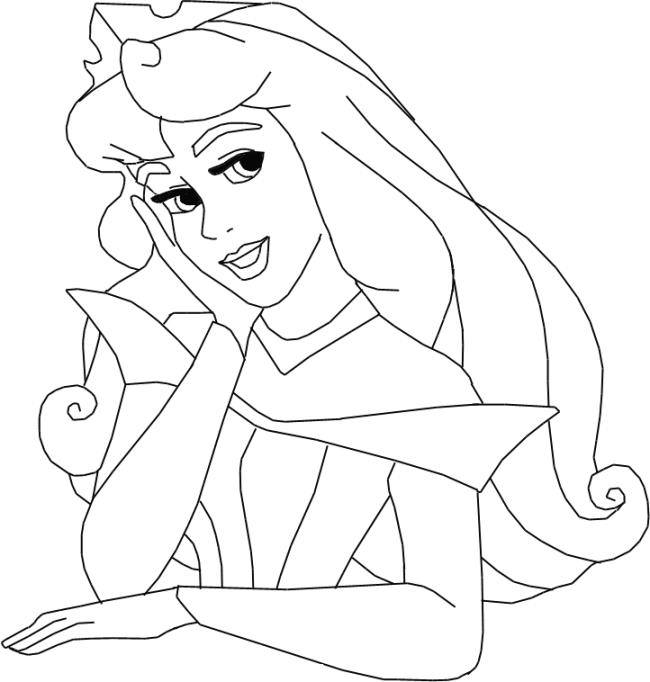 Collection of beautiful Cinderella princess coloring pages