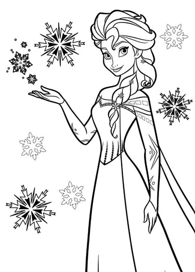 Collection of the most beautiful princess coloring pictures for kids