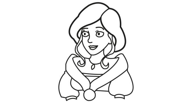 Desenhos de lindas princesas da Cinderela para colorir