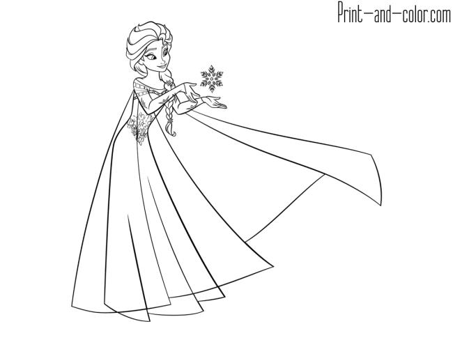 Collection of the most beautiful princess coloring pictures for kids