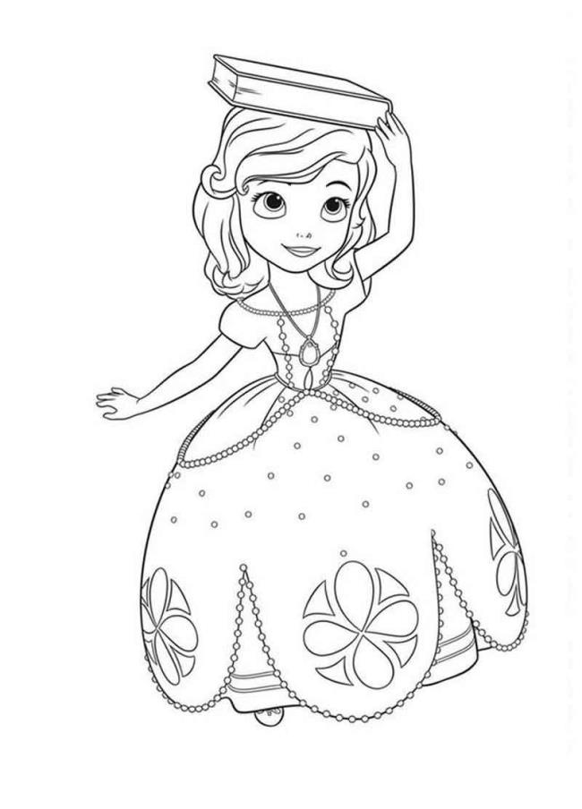 Collection of the most beautiful princess coloring pictures for kids