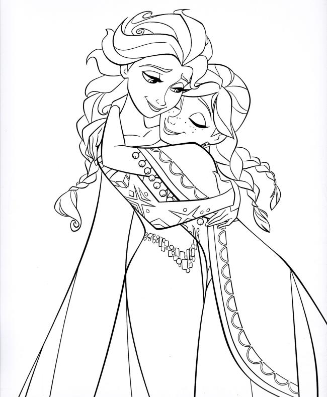 Collection of the most beautiful princess coloring pictures for kids