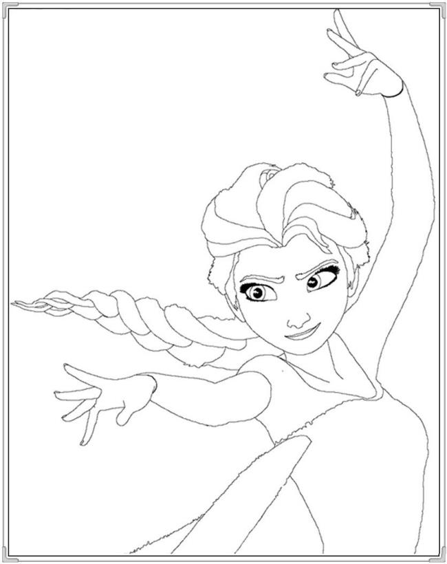 Collection of the most beautiful princess coloring pictures for kids