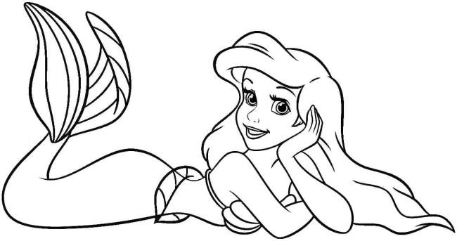 Collection of the most beautiful princess coloring pictures for kids