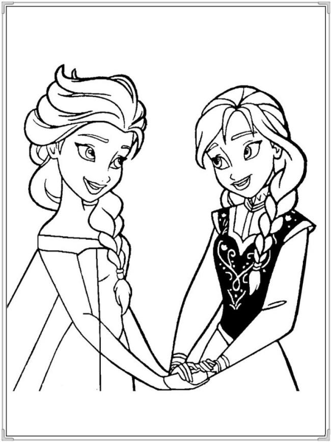 Collection of the most beautiful princess coloring pictures for kids