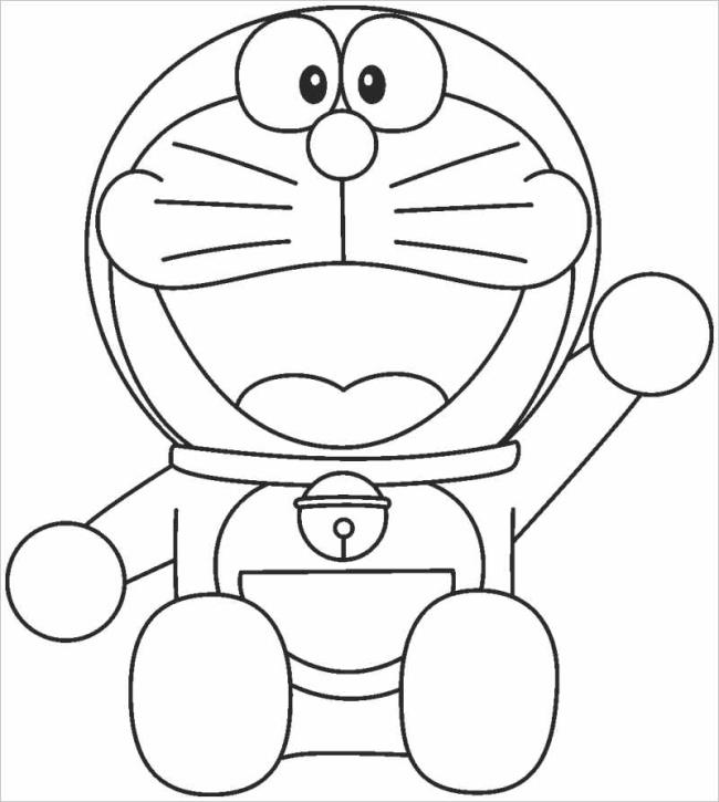 Collection of vivid Doremon coloring pictures