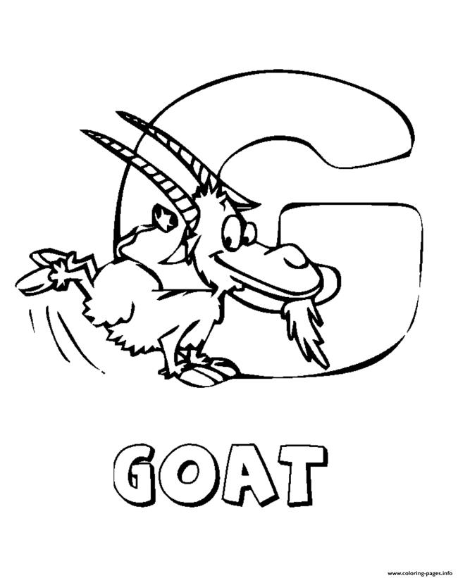 Collection of the best funny coloring pictures of goats for kids