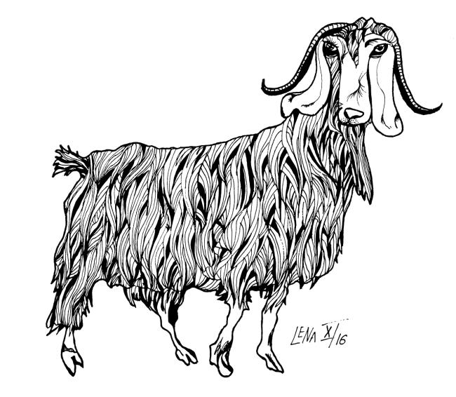 Collection of the best funny coloring pictures of goats for kids