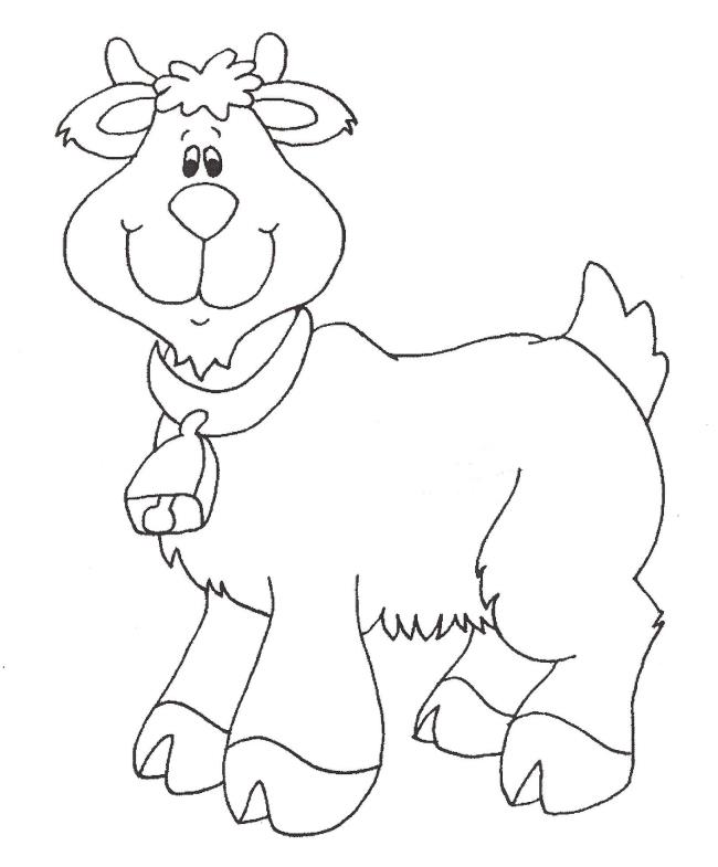 Collection of the best funny coloring pictures of goats for kids