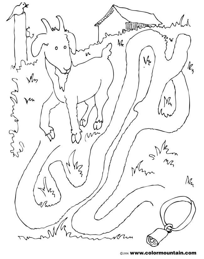 Collection of the best funny coloring pictures of goats for kids