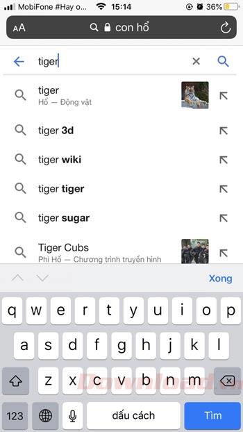 Kata kunci harimau