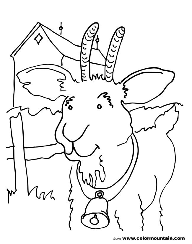 Collection of the best funny coloring pictures of goats for kids