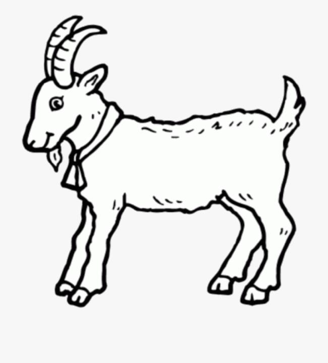 Collection of the best funny coloring pictures of goats for kids