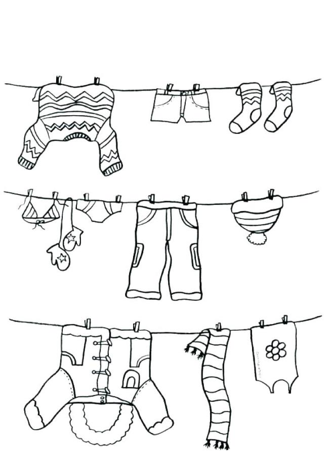 Collection of the most beautiful coloring clothes for babies