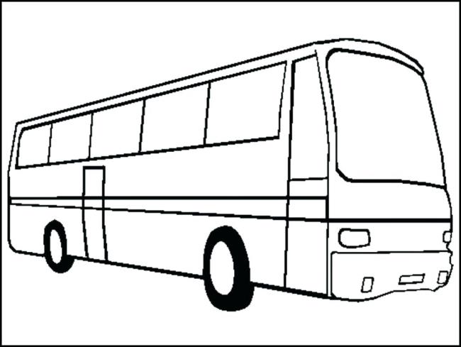 Collection of the most beautiful pictures of bus coloring for kids