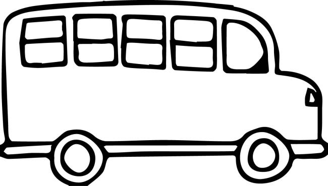 Collection of the most beautiful pictures of bus coloring for kids