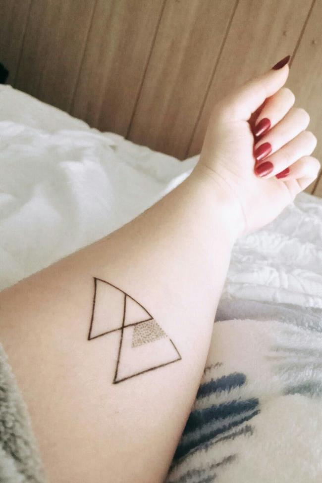 Collection of the most unique triangle tattoo patterns