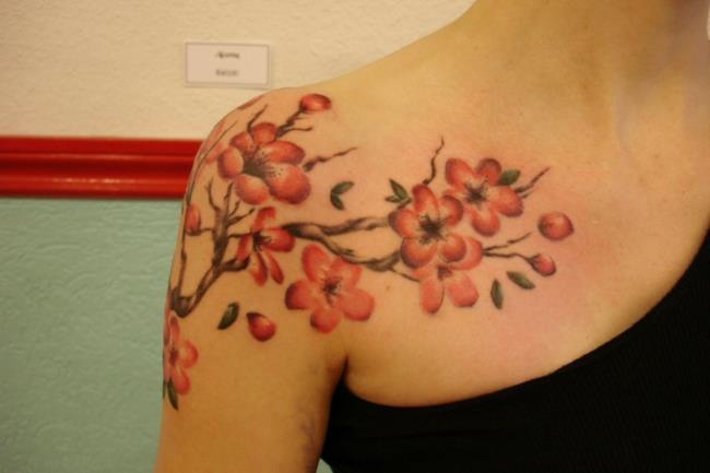 Collezione di 50 campioni di tatuaggi sakura estremamente belli e di qualità