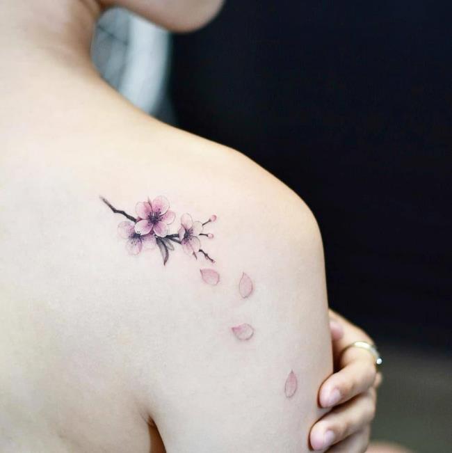 Colecție de 50 de probe de tatuaje sakura extrem de frumoase și de calitate