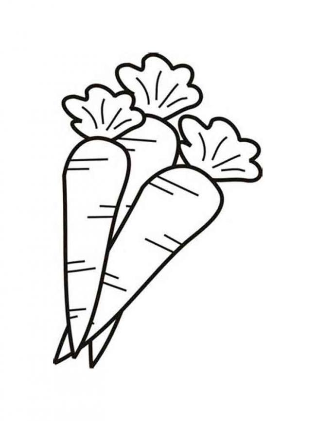 Resumen de dibujos para colorear de vegetales