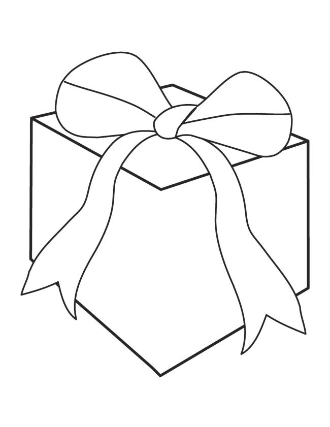 Collection of cute coloring pictures of gift boxes for babies