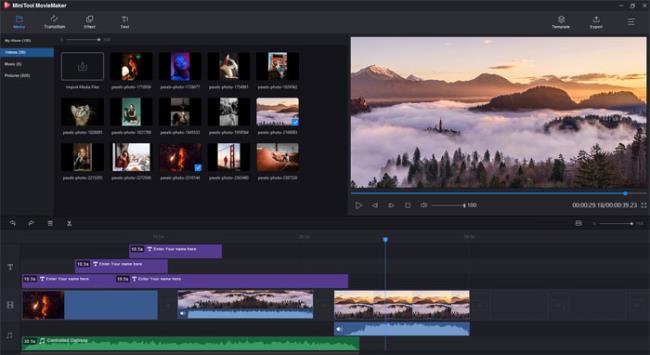Convenient video editing software MiniTool MovieMaker Free