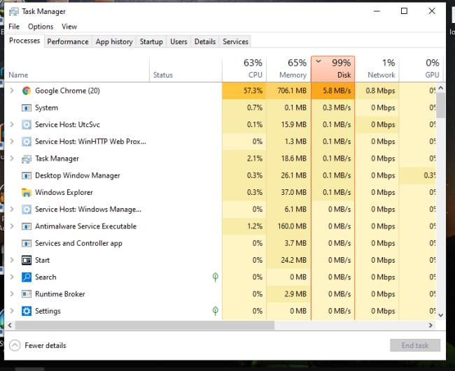 Hastalanmak Neden Windows 10 genellikle dolu disk?