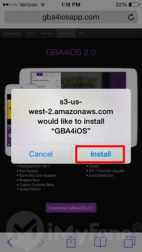 install GBA4iOS on iphone