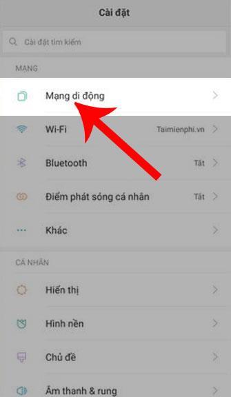 Instructions to check your phone number on Xiaomi