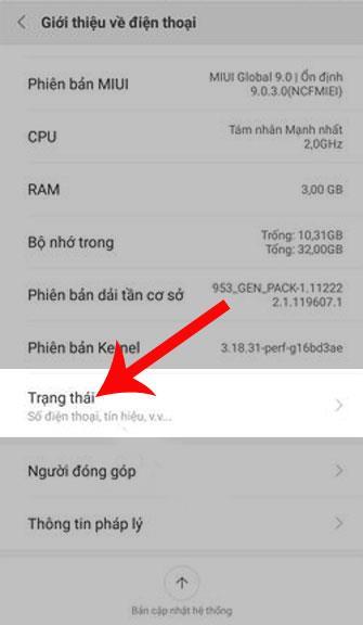 Instructions to check your phone number on Xiaomi