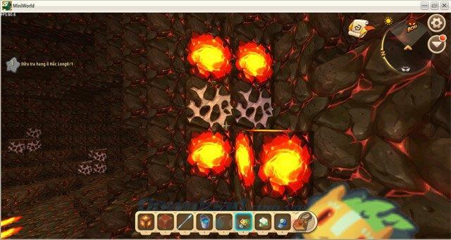 How to build hell portal and find the Black Dragon Boss in Mini World: Block Art