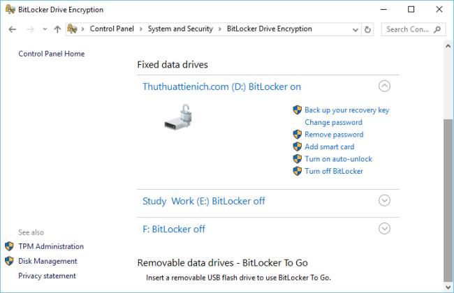 bitlocker for external hard drive